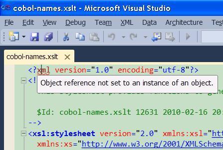 Xml Editor in VS 2010